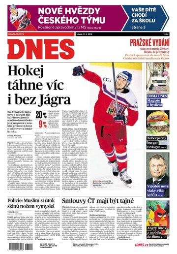 Obálka e-magazínu MF Dnes 11.5.2016