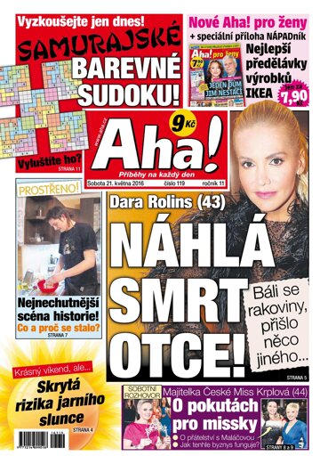 Obálka e-magazínu AHA! 21.5.2016