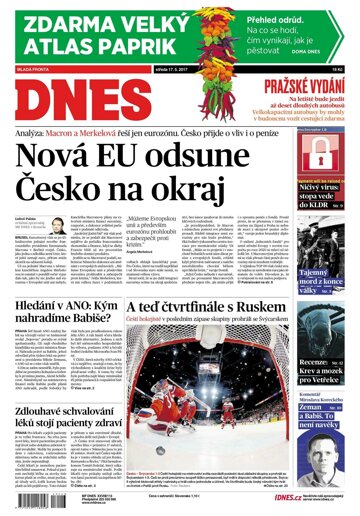 Obálka e-magazínu MF Dnes 17.5.2017