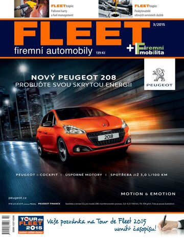 Obálka e-magazínu FLEET firemní automobily 3/2015