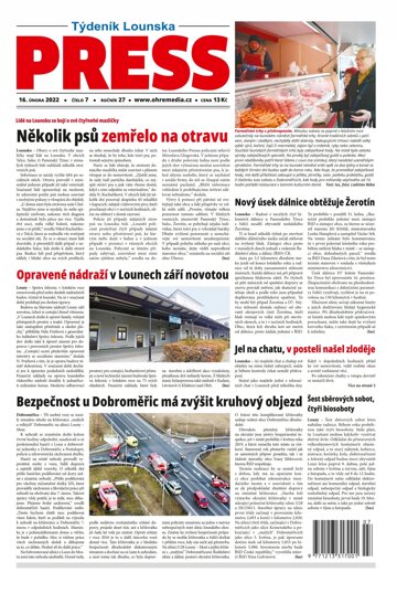 Obálka e-magazínu Lounský press 7/2022