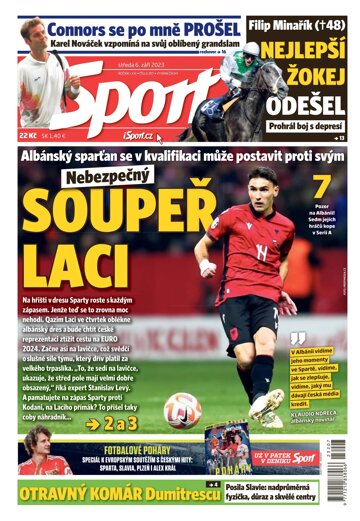 Obálka e-magazínu Sport 6.9.2023