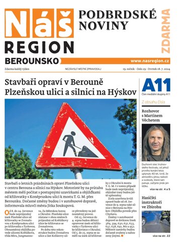 Obálka e-magazínu Náš Region - Berounsko 29/2024