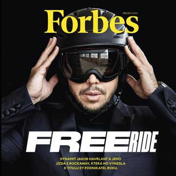 Obálka audioknihy Forbes březen 2023
