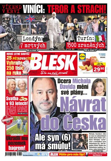 Obálka e-magazínu Blesk 5.6.2017