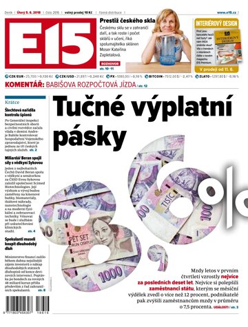 Obálka e-magazínu E15 5.6.2018