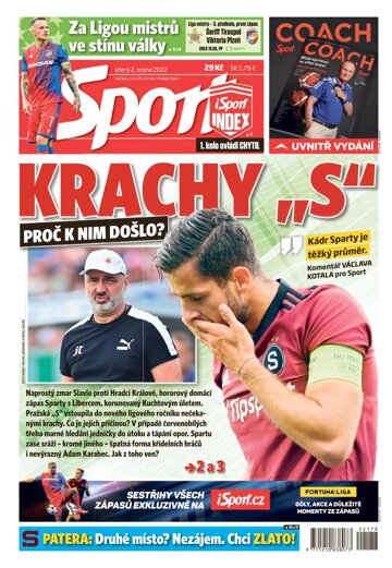 Obálka e-magazínu Sport 2.8.2022