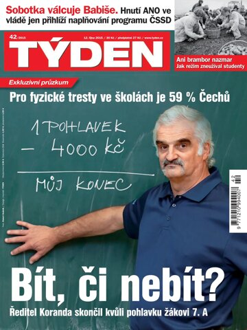 Obálka e-magazínu Týden 42/2015