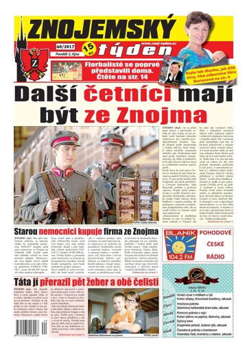 Obálka e-magazínu Znojemský týden 40/2017