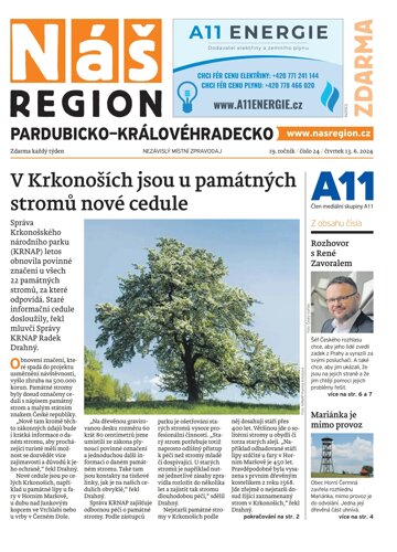 Obálka e-magazínu Náš Region - Pardubicko/Královéhradecko 24/2024
