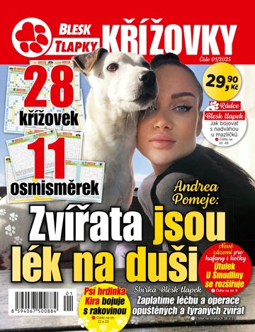 Obálka e-magazínu Blesk Tlapky Křížovky 1/2025