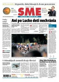 Obálka e-magazínu SME 17.10.2014