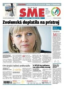 Obálka e-magazínu SME 4.11.2014