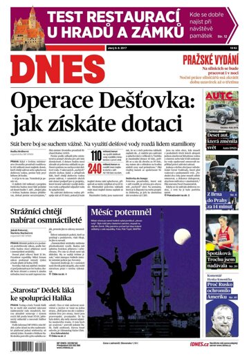 Obálka e-magazínu MF Dnes 8.8.2017