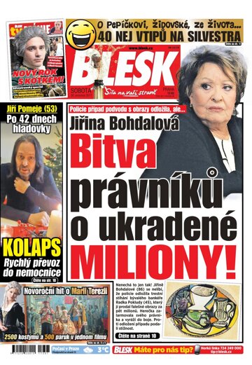 Obálka e-magazínu Blesk 30.12.2017