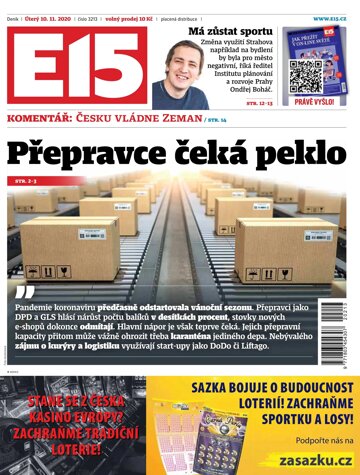 Obálka e-magazínu E15 10.11.2020