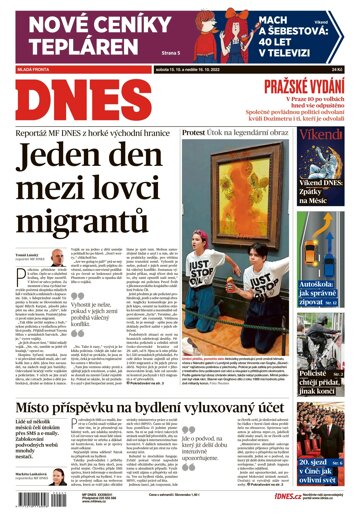 Obálka e-magazínu MF Dnes 15.10.2022