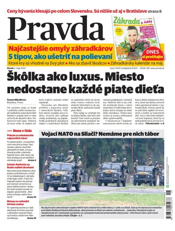 Obálka e-magazínu Pravda 3. 5. 2023