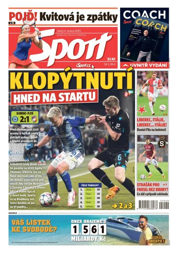 Obálka e-magazínu Sport 4.2.2025