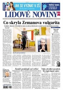 Obálka e-magazínu Lidové noviny 4.11.2014