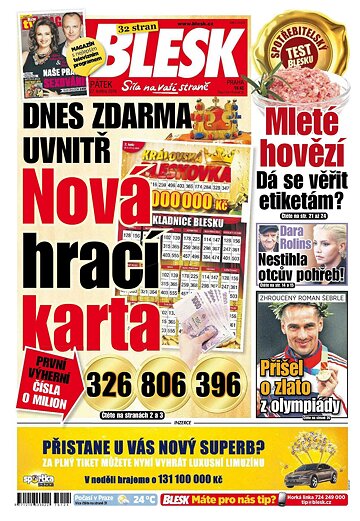 Obálka e-magazínu Blesk 27.5.2016