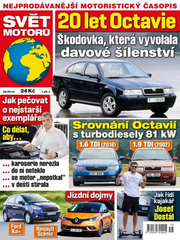 Obálka e-magazínu Svět motorů 26.9.2016