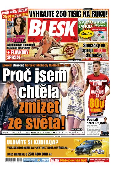 Obálka e-magazínu Blesk 23.6.2017