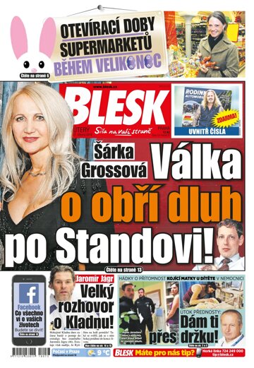 Obálka e-magazínu Blesk 27.3.2018