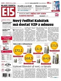 Obálka e-magazínu E15 27.11.2012