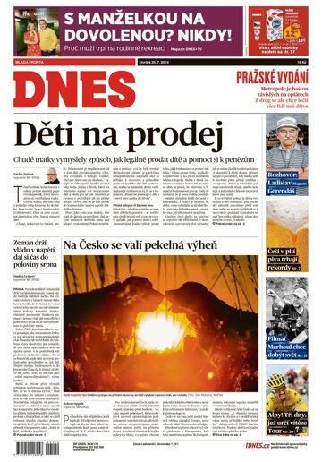 Obálka e-magazínu MF Dnes 25.7.2019