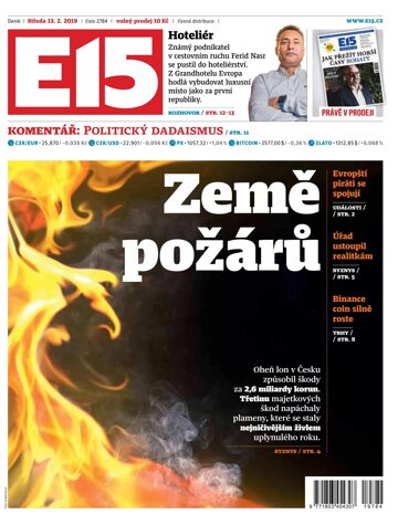 Obálka e-magazínu E15 13.2.2019