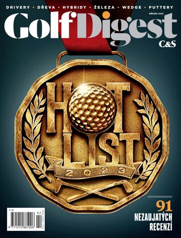 Obálka e-magazínu Golf Digest 2/2023