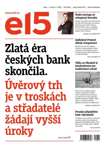 Obálka e-magazínu E15 4.5.2023