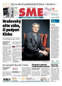 Obálka e-magazínu SME 8.3.2014