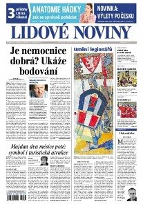 Obálka e-magazínu Lidové noviny 12.4.2014