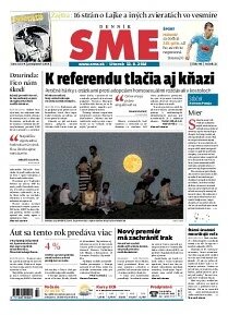 Obálka e-magazínu SME 12.8.2014