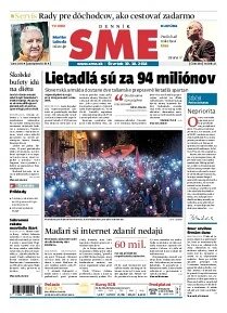 Obálka e-magazínu SME 30.10.2014