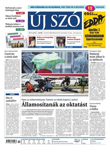 Obálka e-magazínu Új Szó 1.4.2015