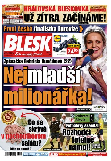 Obálka e-magazínu Blesk 12.5.2016