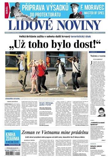 Obálka e-magazínu Lidové noviny 5.6.2017