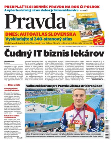 Obálka e-magazínu Pravda 17. 7. 2017