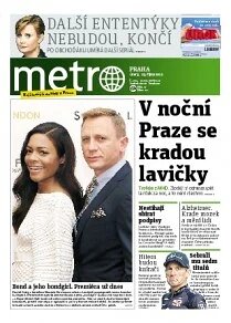 Obálka e-magazínu deník METRO 23.10.2012