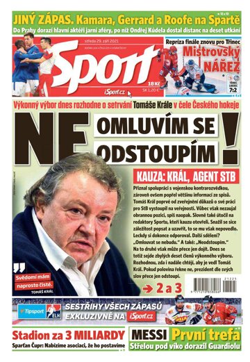 Obálka e-magazínu Sport 29.9.2021