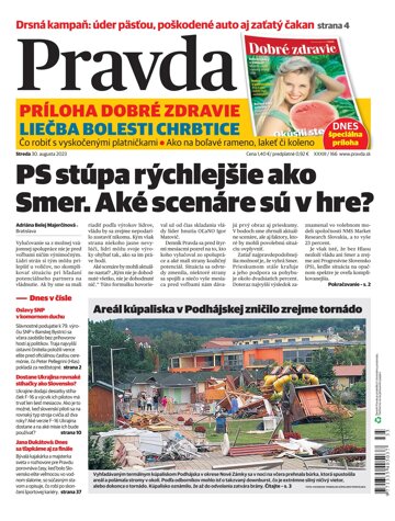 Obálka e-magazínu Pravda 30. 8. 2023