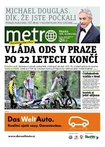 Obálka e-magazínu deník METRO 24.5.2013