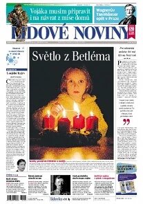 Obálka e-magazínu Lidové noviny 23.12.2013