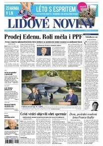 Obálka e-magazínu Lidové noviny 4.6.2014