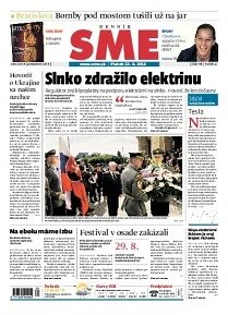 Obálka e-magazínu SME 22.8.2014