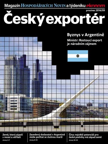 Obálka e-magazínu Hospodářské noviny - příloha 244 - 16.12.2014 - Exportér