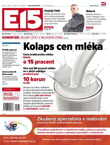 Obálka e-magazínu E15 3.11.2015